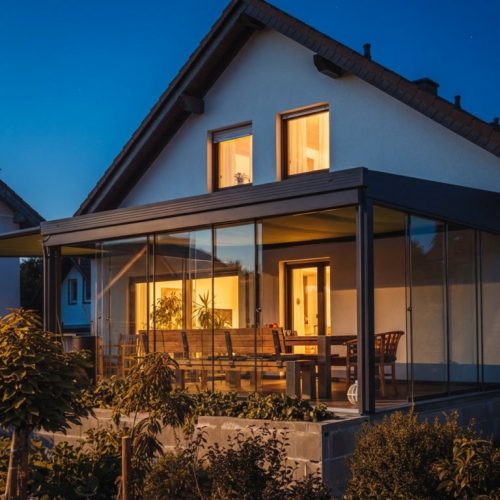 Maul Sommergärten bei Nacht